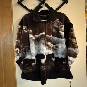 Vintage Cobblestone Canyon Bear Sherpa